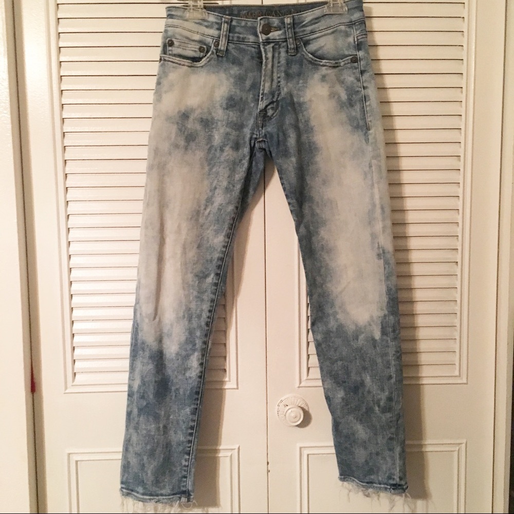 American Eagle Outfitters slim bleached out denim